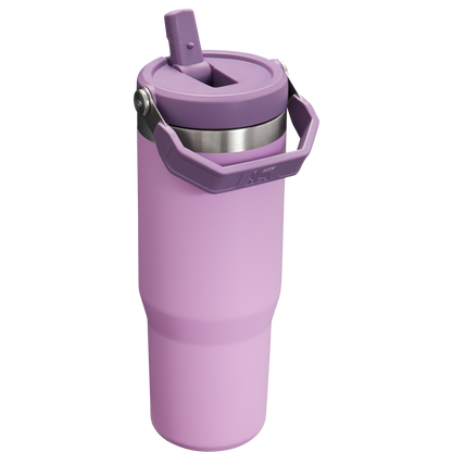 Stanley IceFlow Flip Straw 2.0 Tumbler 30oz in Lilac purple with handle and straw lid