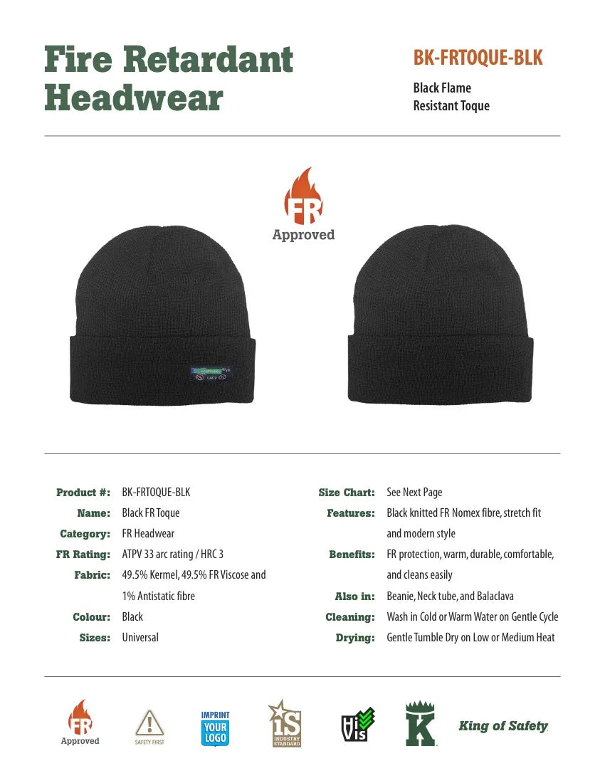 Fr Toque - Blk Black