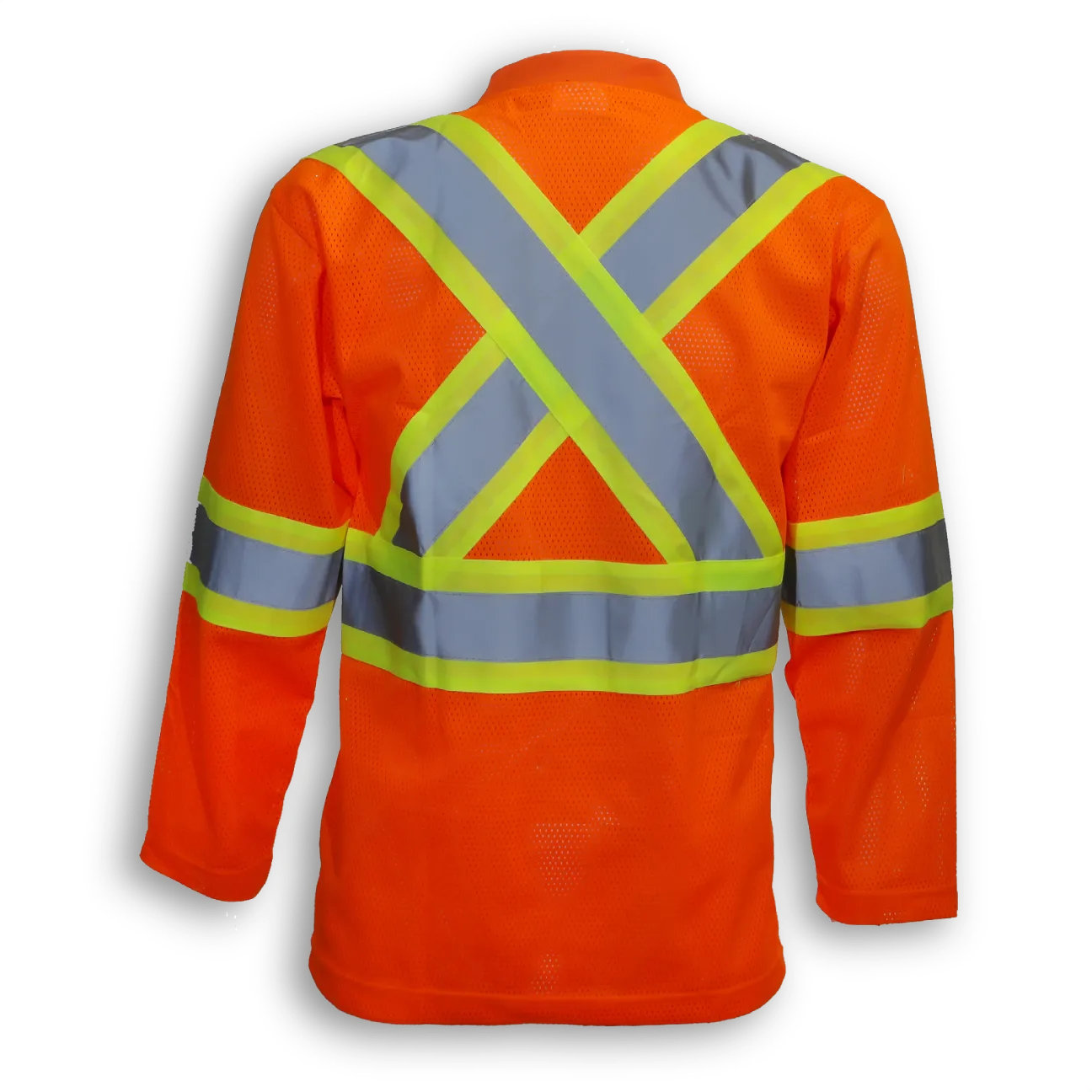 100% Poly Hi-Vis LS Mesh T-Shirt