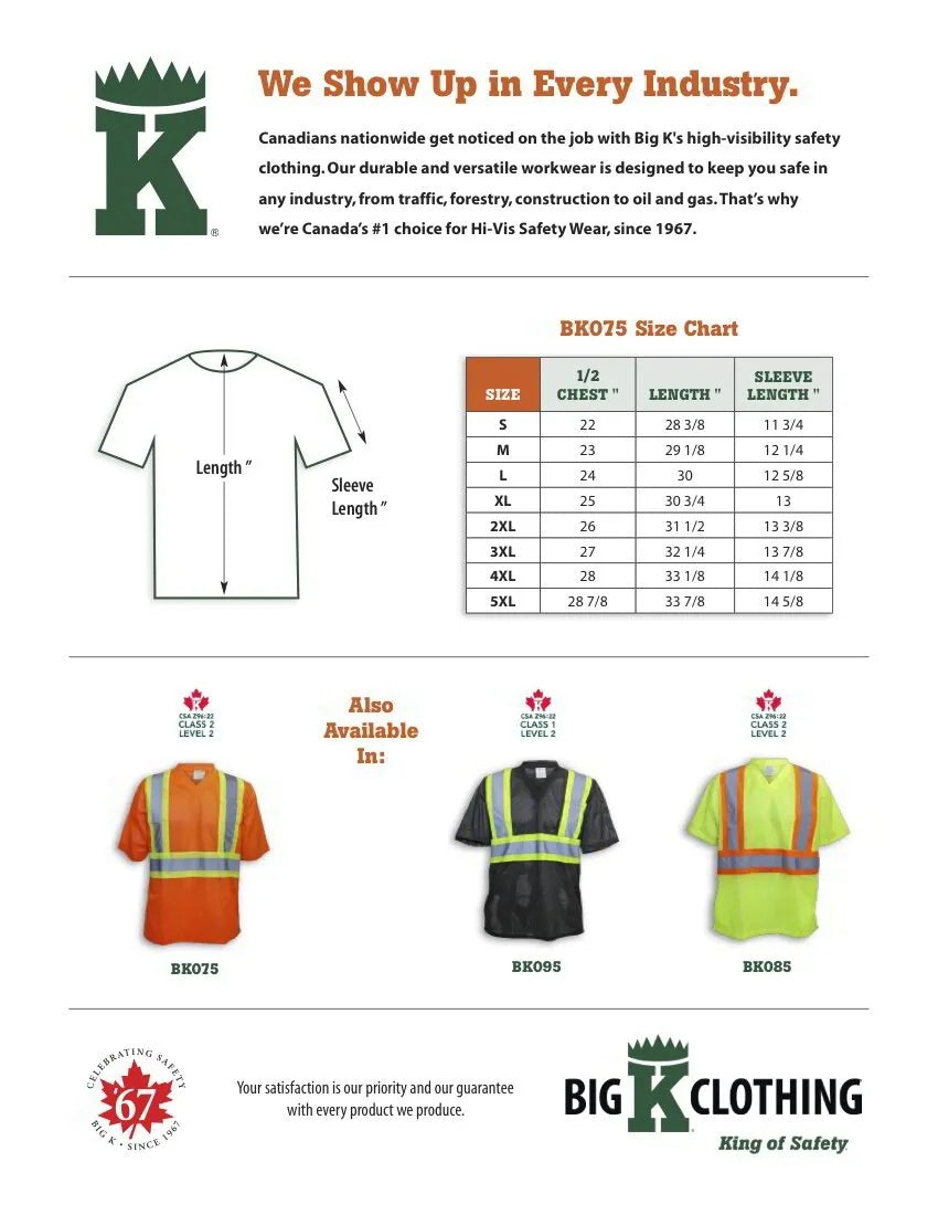 100% Poly Hi-Vis SS Mesh T-Shirt