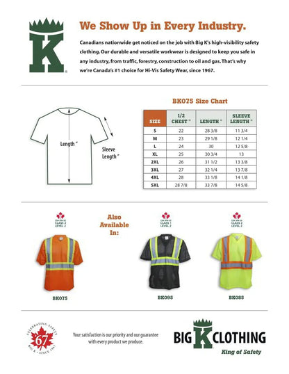 100% Poly Hi-Vis SS Mesh T-Shirt