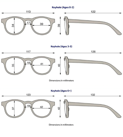 Non-Polarized Keyhole Sunglasses