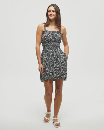 EcoWoven Crepe Smocked Dress