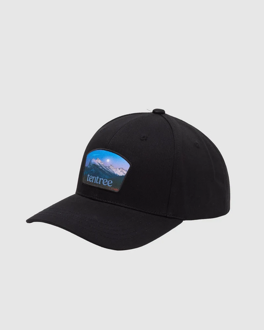Parks Souvenir Patch Elevation Hat - 6459 Meteorite Black / Pine Green