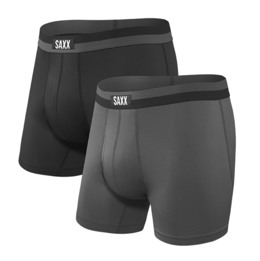 Sport Mesh Boxer Brief Fly 2 Pack