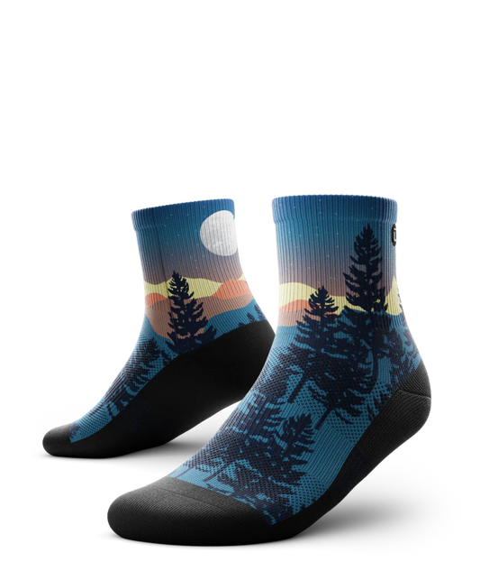 Bright Night Quarter Sock