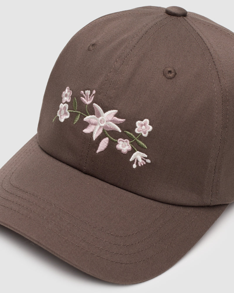 Vine Floral Peak Hat