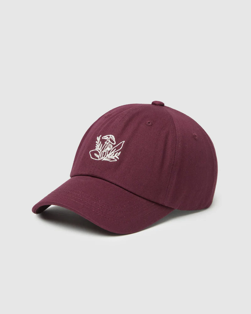 Understory Peak Hat - 5743 Deep Burgundy / Warm Oak