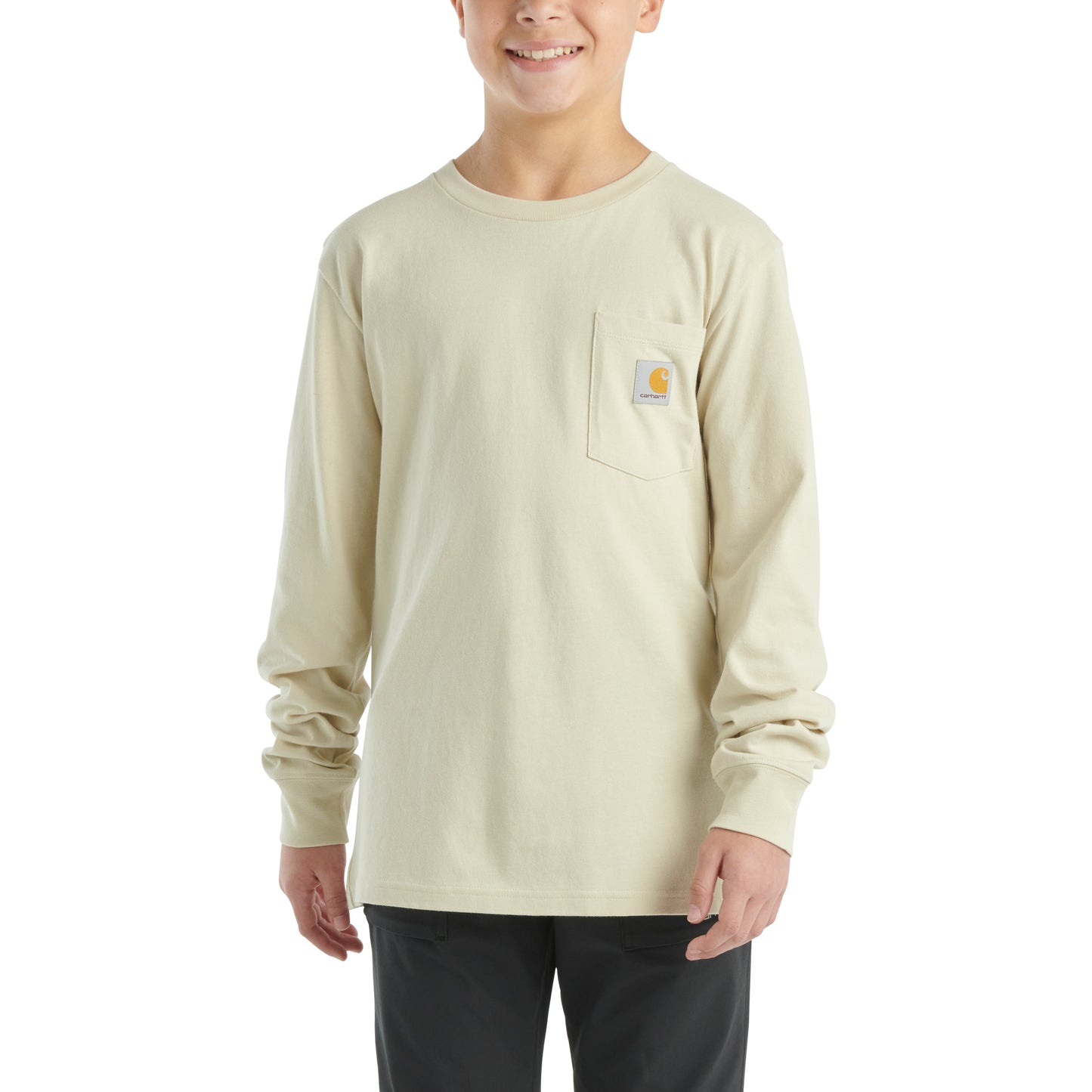 Long-Sleeve Graphic Pocket T-Shirt