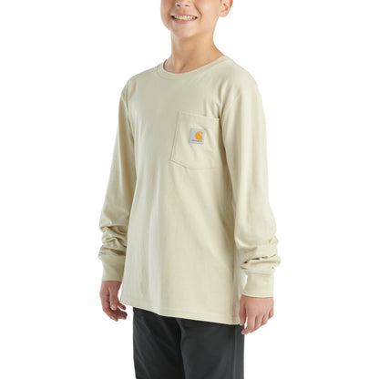 Long-Sleeve Graphic Pocket T-Shirt