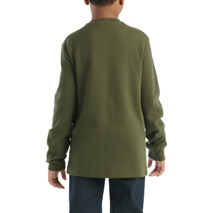 Long-Sleeve Henley Pocket T-Shirt