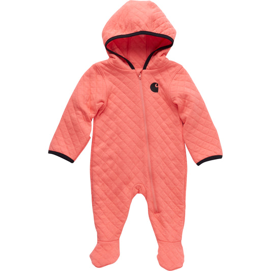 Long-Sleeve Quilted Footed Coverall