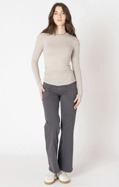 Straight Leg Twill Pant