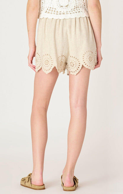 Eyelet Pull On Shorts