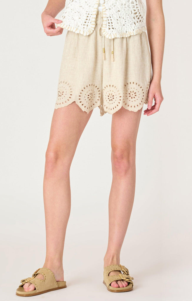 Eyelet Pull On Shorts