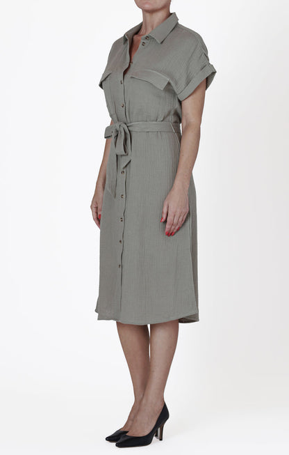 Utility Shirt Dress