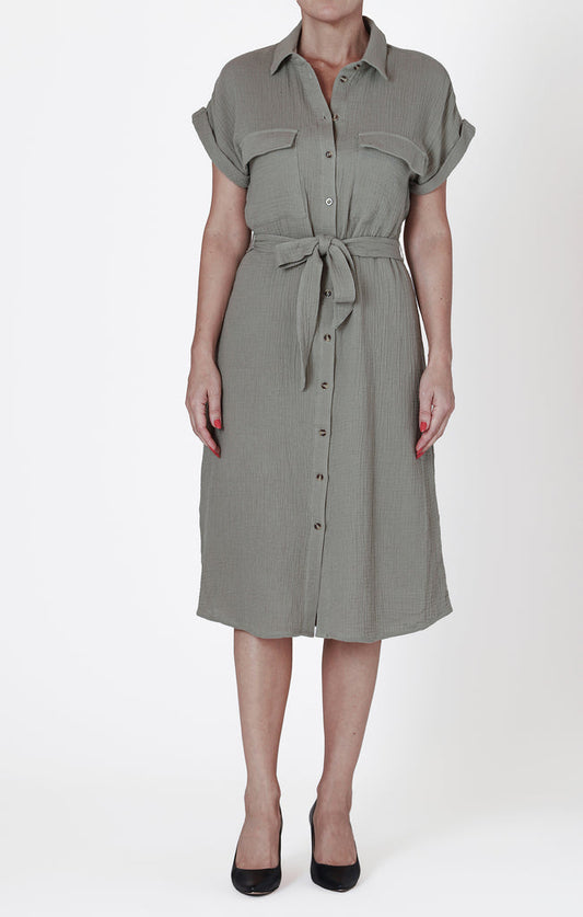 Utility Shirt Dress