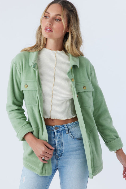 .Collins Solid Fleece Top