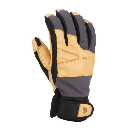 Storm Defender Insulated Softshell Synthetic Leather Secure Cuff Glove