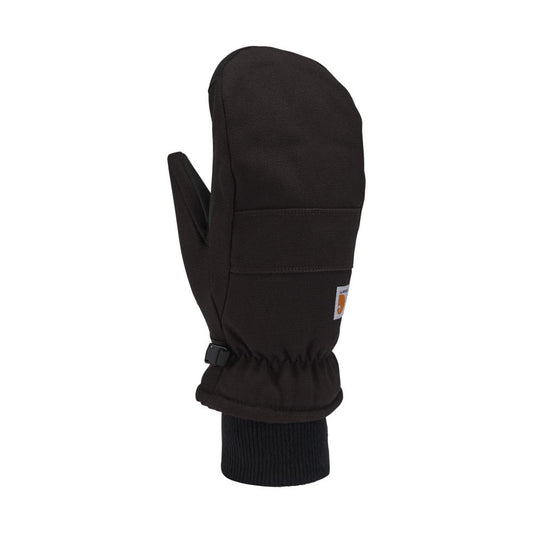 .Insulated Duck Synthetic Leather Knit Cuff Mitt