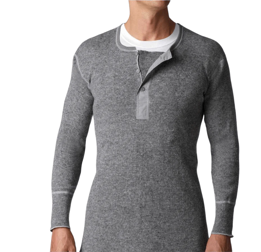 1315 - M Heavy Weight Wool Henley