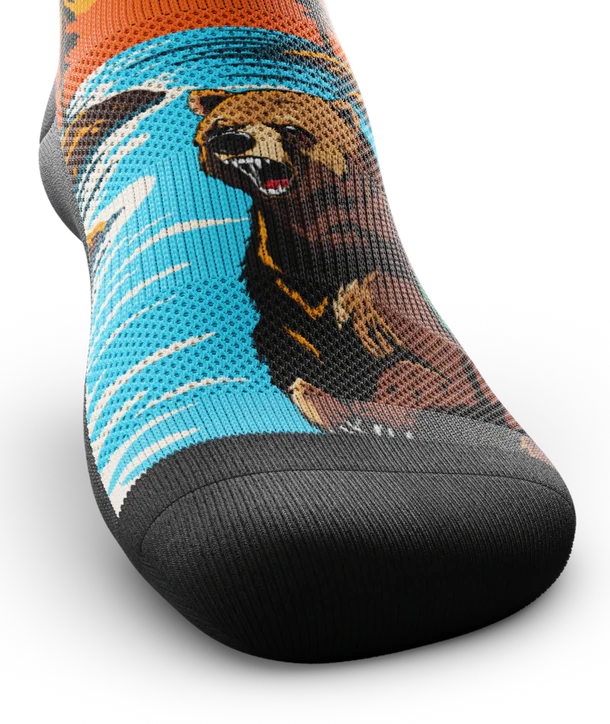 Grizzly Bear Quarter Sock
