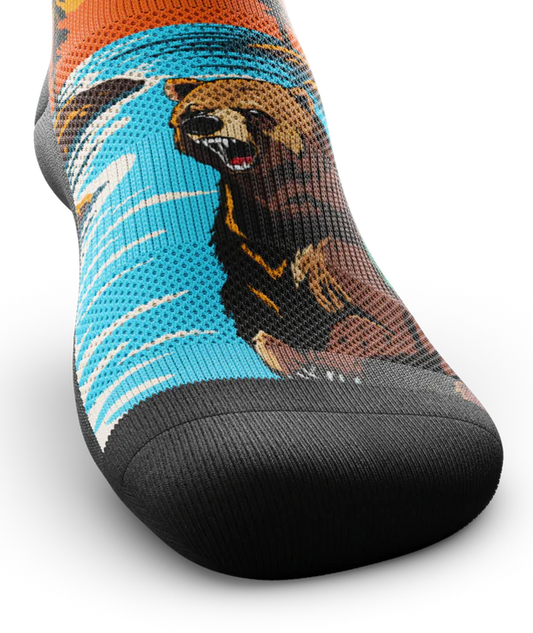 Grizzly Bear Quarter Sock