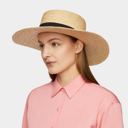 Raffia Wide Brim Hat