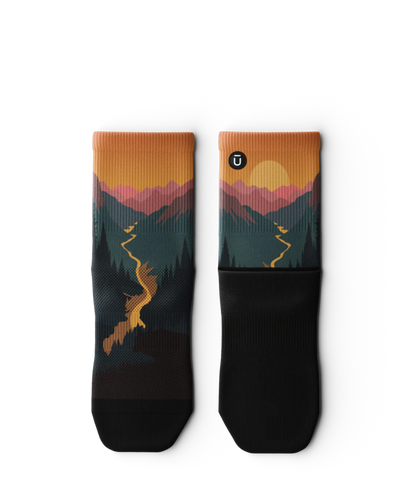 Into The Dusk Quarter Sock