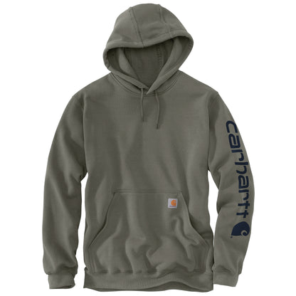 K288 Loose Fit Midweight Logo Sleeve Graphic Hoodie - Core Colours