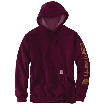 K288 Loose Fit Midweight Logo Sleeve Graphic Hoodie - Core Colours