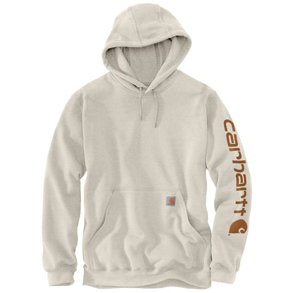 K288 Loose Fit Midweight Logo Sleeve Graphic Hoodie - Core Colours
