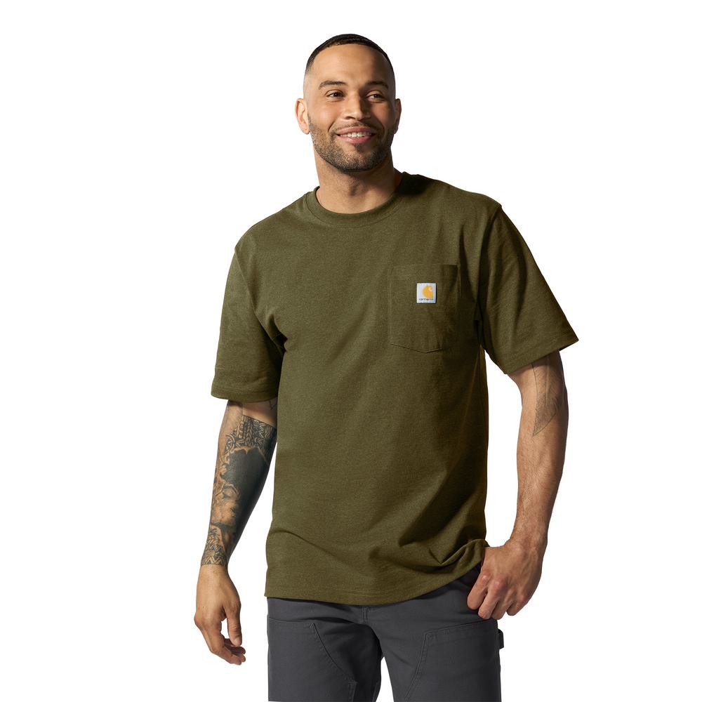 Loose Fit Heavyweight Short-Sleeve Pocket T-Shirt - Seasonal Colours - K87