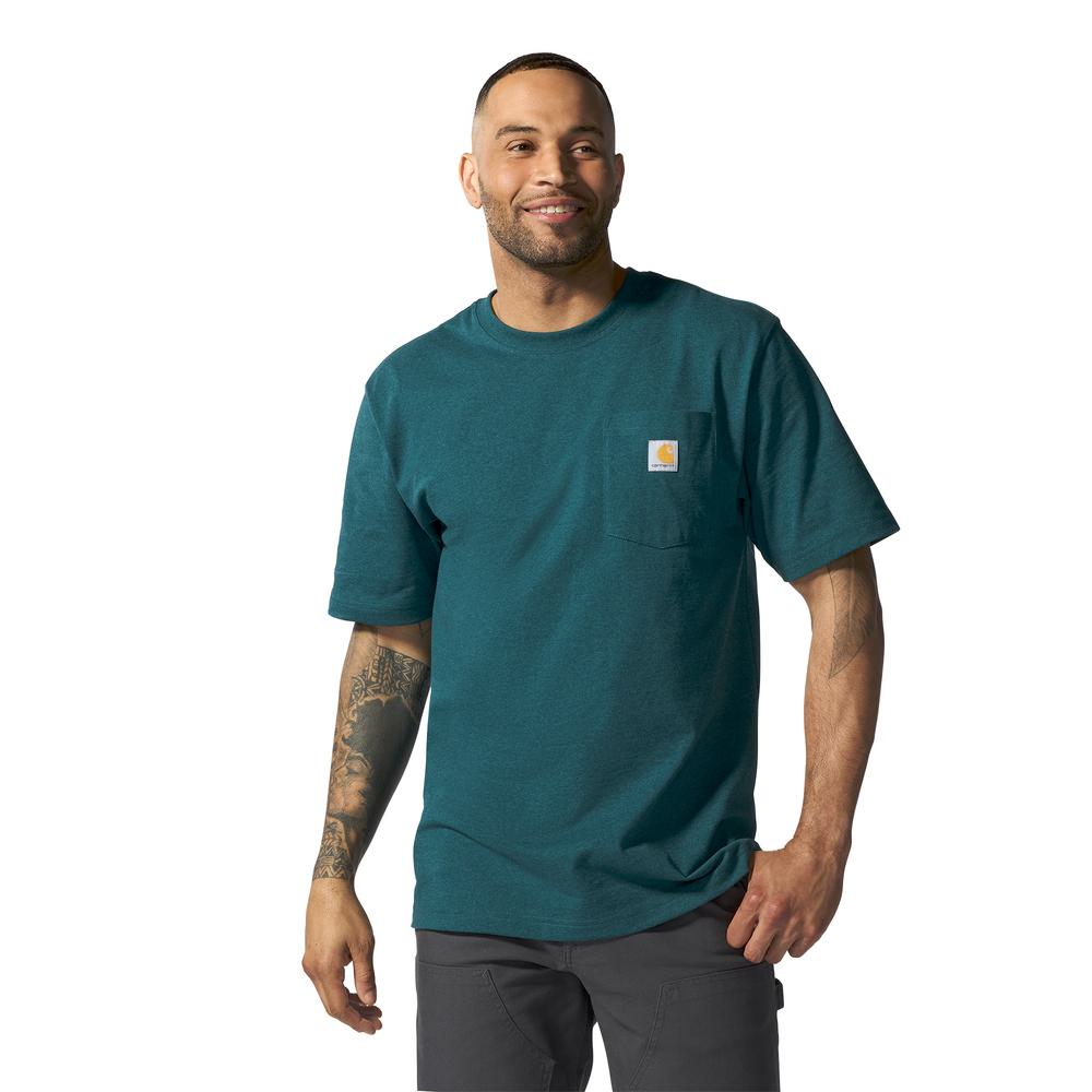 Loose Fit Heavyweight Short-Sleeve Pocket T-Shirt - Seasonal Colours - K87