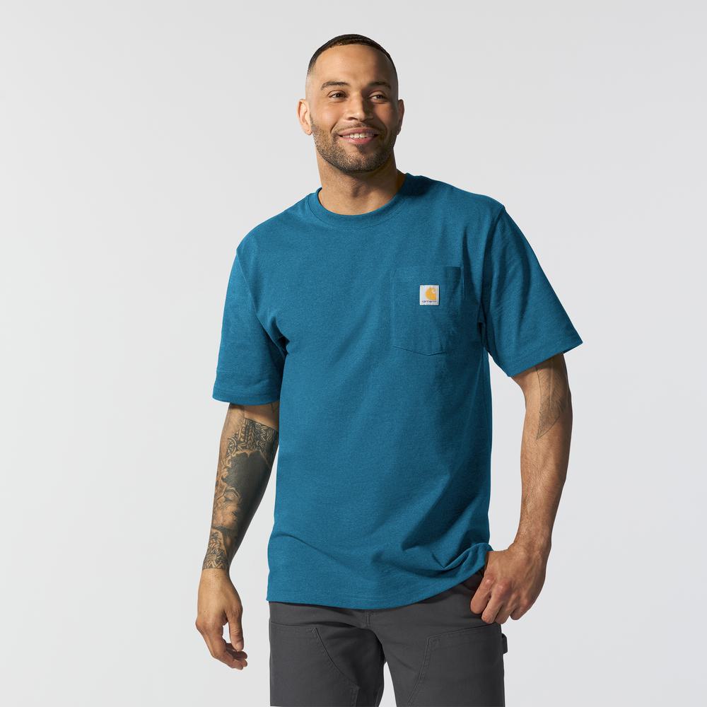 Loose Fit Heavyweight Short-Sleeve Pocket T-Shirt - Seasonal Colours - K87