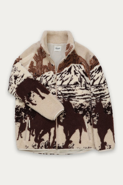 Printed Sherpa Fleece
