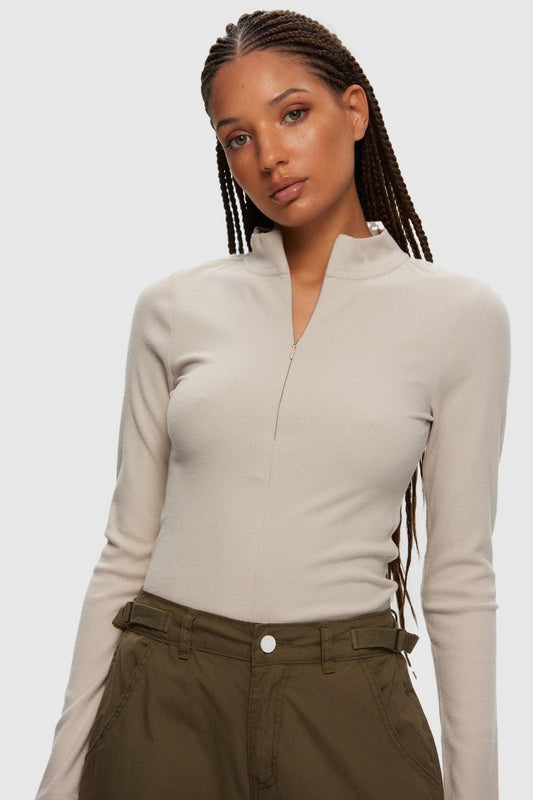Invisible Zip Long Sleeve