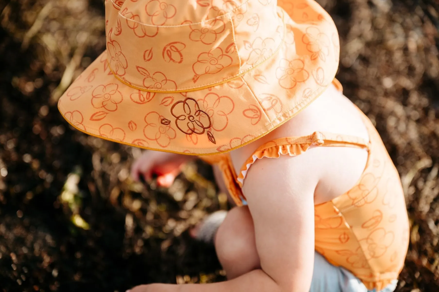 Sun Hat with Velcro Straps