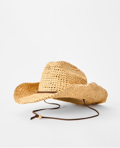 Crushable Straw Cowgirl Hat