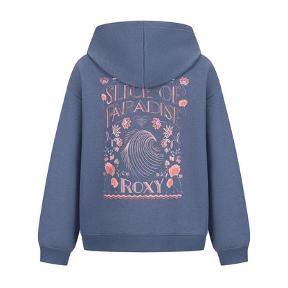 Girls Wave Oversized Zip Hoodie