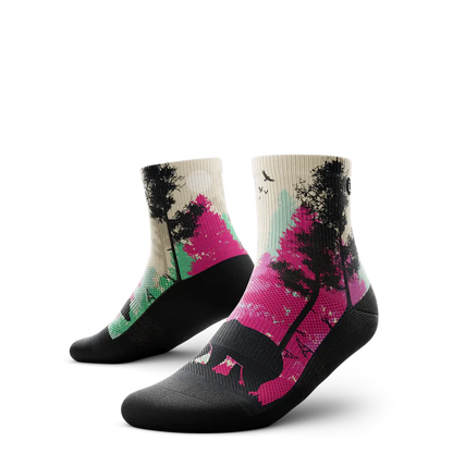 Wild Spectrum Quarter Sock