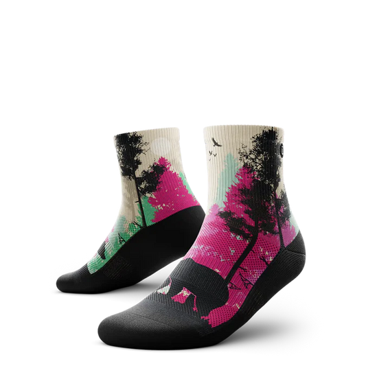 Wild Spectrum Quarter Sock