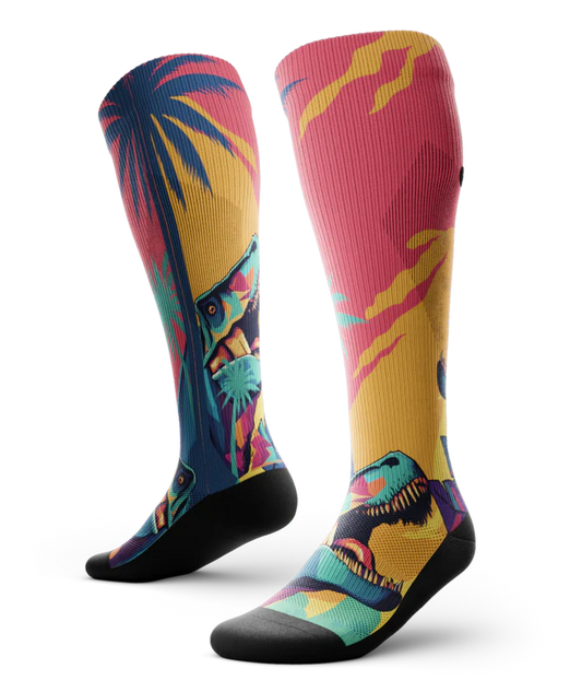 Prehistoric Knee High Compression Sock
