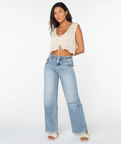 .Beach Bound Crochet Vest