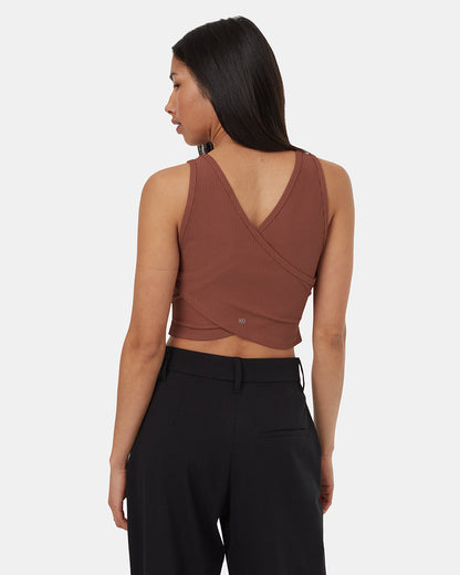 .TechRib Wide Strap Scoop Tank