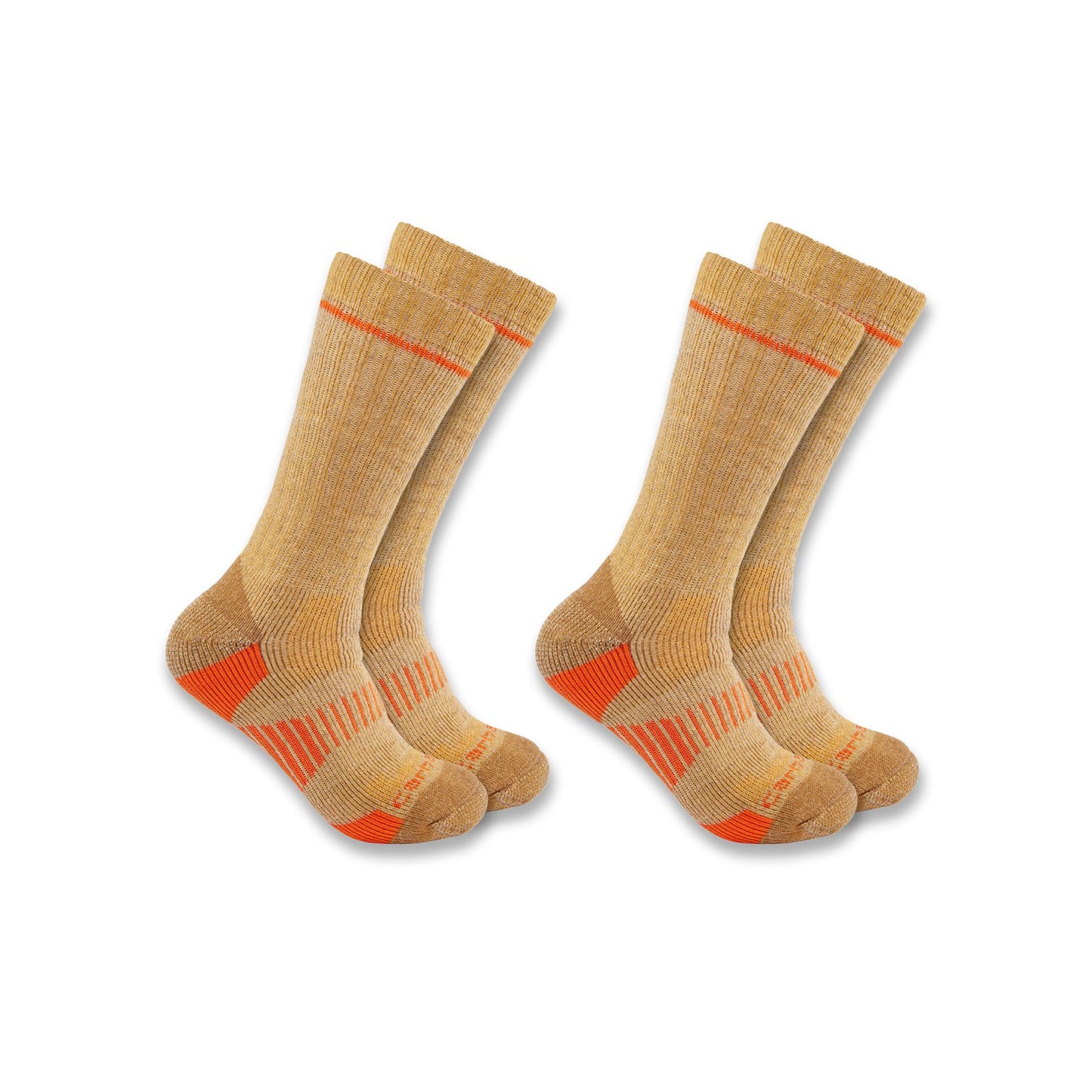 Mens - Midweight Synthetic-Wool Blend Boot Sock 2 Pack