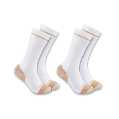 Mens - Midweight Cotton Blend Steel Toe Boot Sock 2 Pack