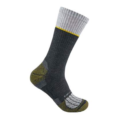 Mens - Force MW Steel Toe Crew Sock 2 Pack