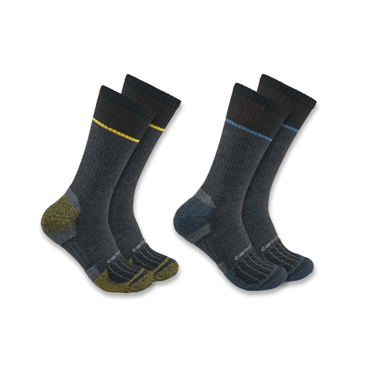 Mens - Force MW Steel Toe Crew Sock 2 Pack