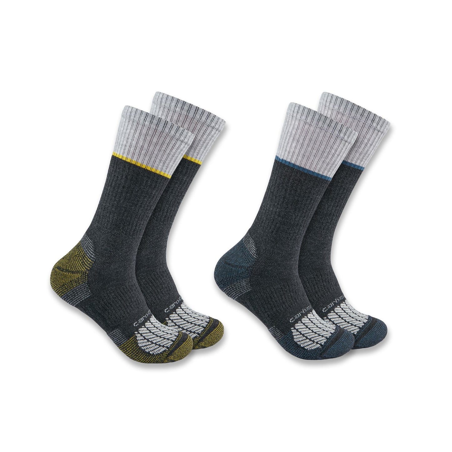Mens - Force MW Steel Toe Crew Sock 2 Pack